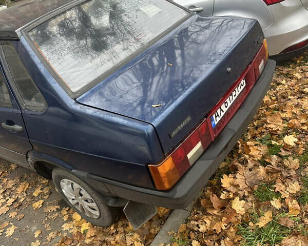 Синий ВАЗ 21099, объемом двигателя 1.5 л и пробегом 222 тыс. км за 1600 $, фото 3 на Automoto.ua