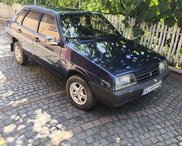 Синій ВАЗ 21099, об'ємом двигуна 1.5 л та пробігом 215 тис. км за 1600 $, фото 1 на Automoto.ua