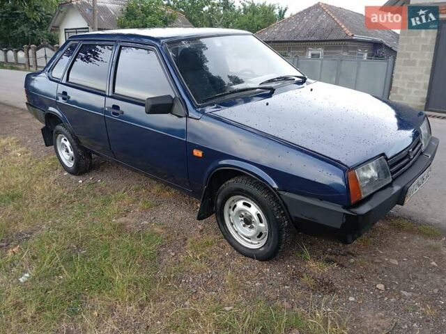 Синий ВАЗ 21099, объемом двигателя 1.5 л и пробегом 71 тыс. км за 1550 $, фото 6 на Automoto.ua