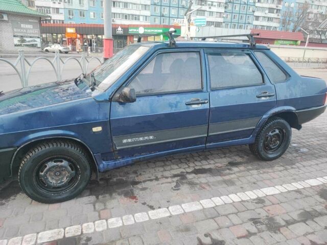 Синій ВАЗ 21099, об'ємом двигуна 1.5 л та пробігом 185 тис. км за 1500 $, фото 1 на Automoto.ua