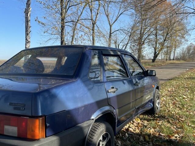 Синий ВАЗ 21099, объемом двигателя 1.5 л и пробегом 242 тыс. км за 1450 $, фото 4 на Automoto.ua
