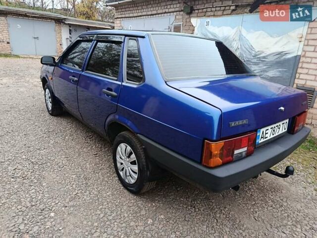 Синий ВАЗ 21099, объемом двигателя 1.5 л и пробегом 174 тыс. км за 1999 $, фото 4 на Automoto.ua