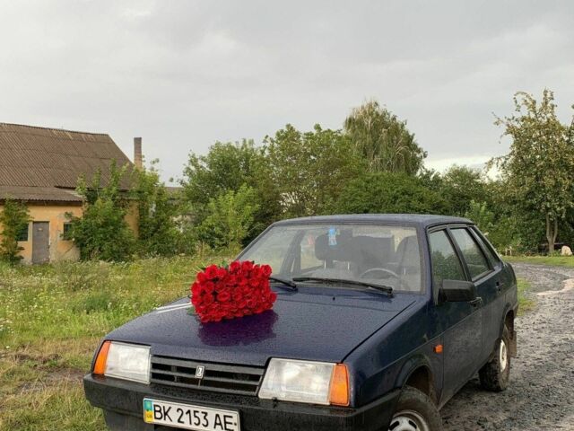 Синий ВАЗ 21099, объемом двигателя 0 л и пробегом 222 тыс. км за 1100 $, фото 2 на Automoto.ua