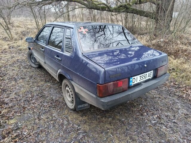 Синій ВАЗ 21099, об'ємом двигуна 1 л та пробігом 220 тис. км за 1208 $, фото 7 на Automoto.ua