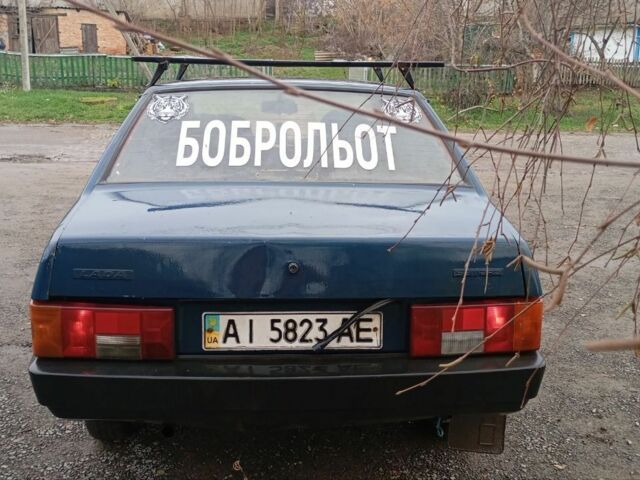 Синий ВАЗ 21099, объемом двигателя 1 л и пробегом 300 тыс. км за 650 $, фото 3 на Automoto.ua