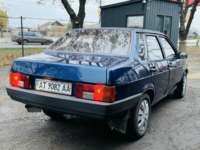 Синий ВАЗ 21099, объемом двигателя 1.5 л и пробегом 1 тыс. км за 1200 $, фото 3 на Automoto.ua