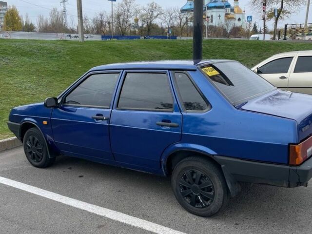 Синий ВАЗ 21099, объемом двигателя 1.5 л и пробегом 190 тыс. км за 1848 $, фото 3 на Automoto.ua