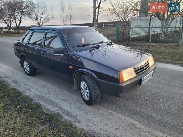 Синий ВАЗ 21099, объемом двигателя 1.5 л и пробегом 152 тыс. км за 1299 $, фото 5 на Automoto.ua