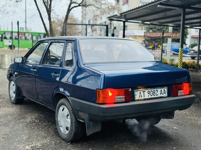 Синий ВАЗ 21099, объемом двигателя 1.5 л и пробегом 1 тыс. км за 1200 $, фото 4 на Automoto.ua