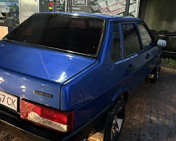Синий ВАЗ 21099, объемом двигателя 1.6 л и пробегом 215 тыс. км за 1800 $, фото 3 на Automoto.ua
