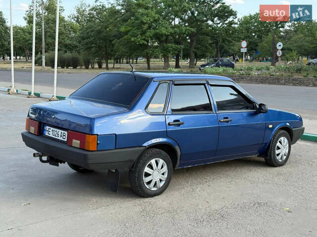 Синий ВАЗ 21099, объемом двигателя 1.5 л и пробегом 285 тыс. км за 2400 $, фото 2 на Automoto.ua