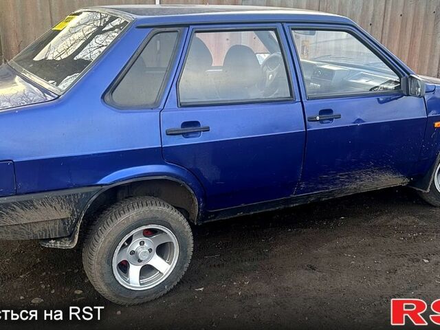 Синий ВАЗ 21099, объемом двигателя 16 л и пробегом 155 тыс. км за 1500 $, фото 3 на Automoto.ua