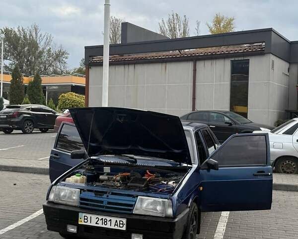 Синій ВАЗ 21099, об'ємом двигуна 1.6 л та пробігом 113 тис. км за 2500 $, фото 2 на Automoto.ua