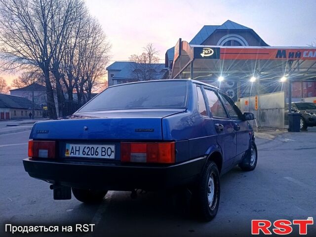 Синий ВАЗ 21099, объемом двигателя 1.5 л и пробегом 0 тыс. км за 1300 $, фото 4 на Automoto.ua