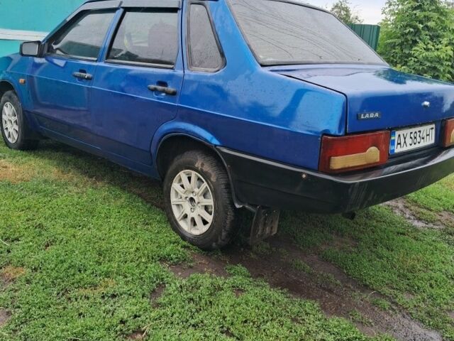 Синий ВАЗ 21099, объемом двигателя 1.5 л и пробегом 202 тыс. км за 1329 $, фото 3 на Automoto.ua