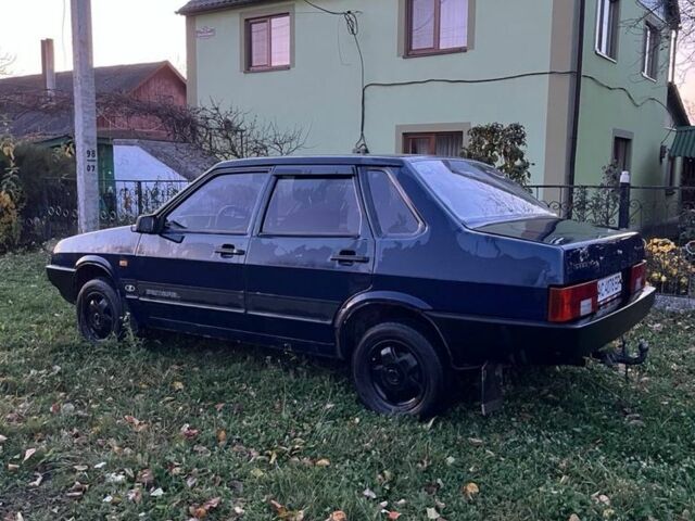 Синий ВАЗ 21099, объемом двигателя 1.5 л и пробегом 2 тыс. км за 1300 $, фото 2 на Automoto.ua