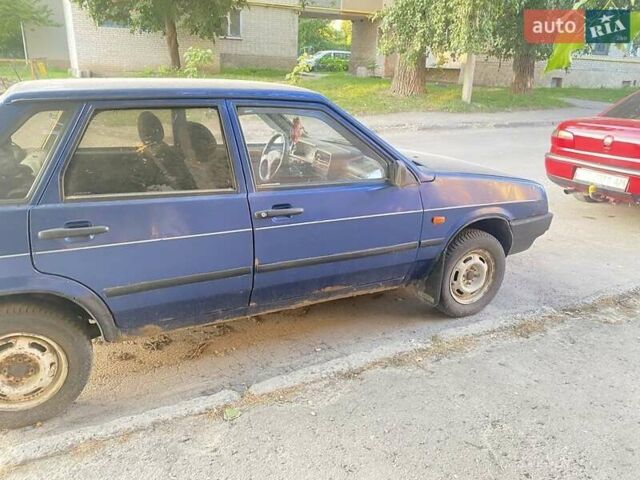 Синий ВАЗ 21099, объемом двигателя 1.5 л и пробегом 123 тыс. км за 1400 $, фото 1 на Automoto.ua