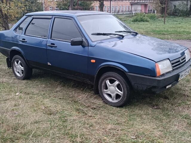 Синий ВАЗ 21099, объемом двигателя 1.5 л и пробегом 1 тыс. км за 1600 $, фото 2 на Automoto.ua