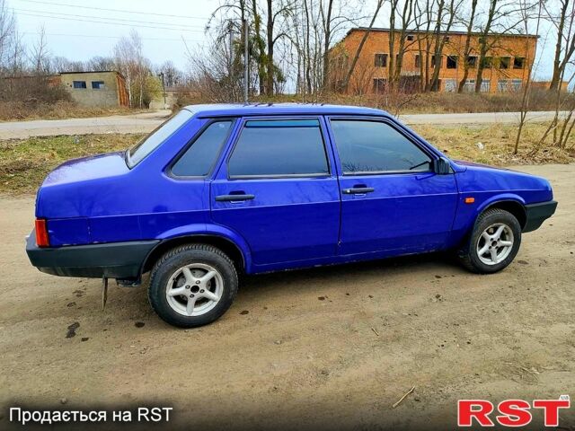 Синий ВАЗ 21099, объемом двигателя 1.5 л и пробегом 0 тыс. км за 1500 $, фото 9 на Automoto.ua
