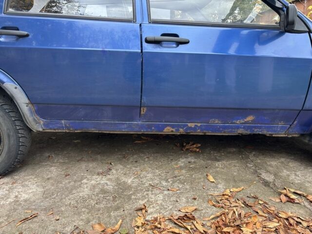 Синий ВАЗ 21099, объемом двигателя 1.5 л и пробегом 212 тыс. км за 1200 $, фото 2 на Automoto.ua