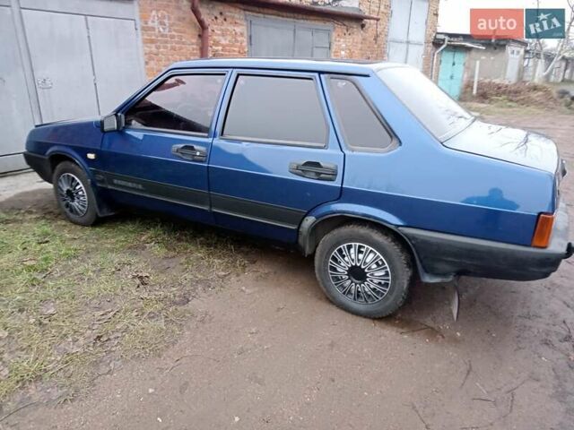 Синий ВАЗ 21099, объемом двигателя 1.5 л и пробегом 235 тыс. км за 1700 $, фото 14 на Automoto.ua