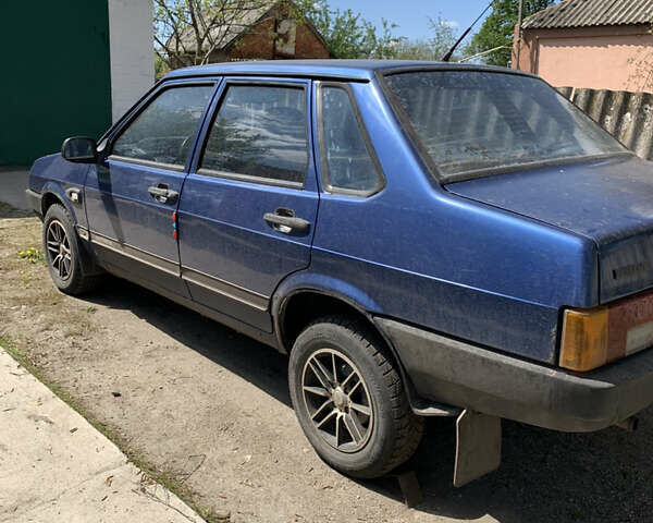 Синий ВАЗ 21099, объемом двигателя 1.6 л и пробегом 107 тыс. км за 1700 $, фото 3 на Automoto.ua