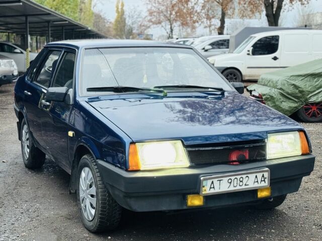 Синий ВАЗ 21099, объемом двигателя 1.5 л и пробегом 1 тыс. км за 1200 $, фото 1 на Automoto.ua