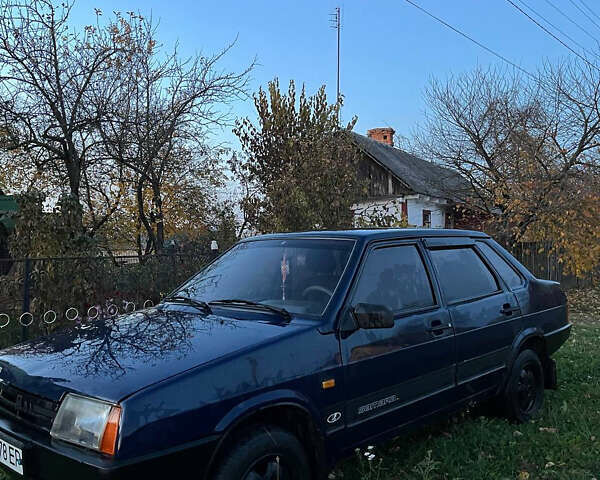 Синий ВАЗ 21099, объемом двигателя 1.5 л и пробегом 210 тыс. км за 1300 $, фото 4 на Automoto.ua