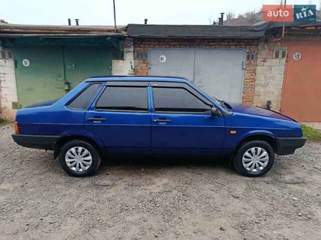 Синий ВАЗ 21099, объемом двигателя 1.5 л и пробегом 174 тыс. км за 1999 $, фото 14 на Automoto.ua