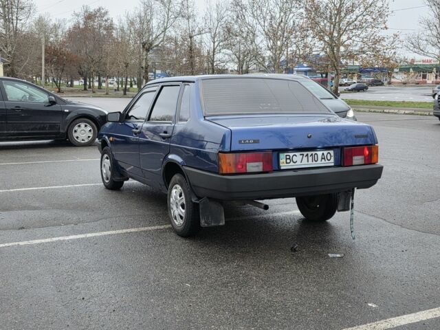 Синий ВАЗ 21099, объемом двигателя 1.6 л и пробегом 250 тыс. км за 1650 $, фото 1 на Automoto.ua