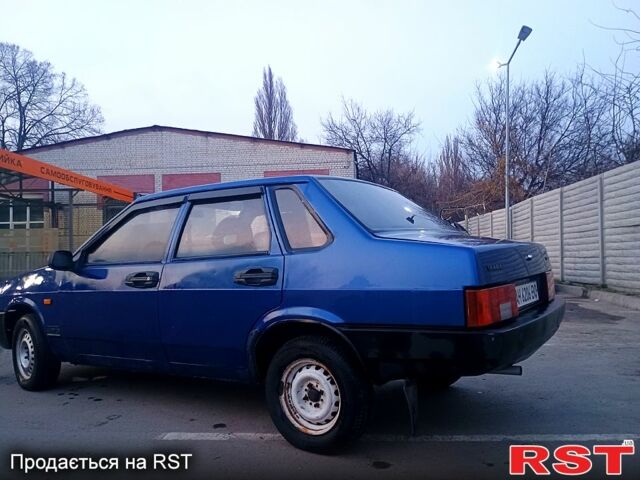 Синий ВАЗ 21099, объемом двигателя 1.5 л и пробегом 0 тыс. км за 1300 $, фото 3 на Automoto.ua