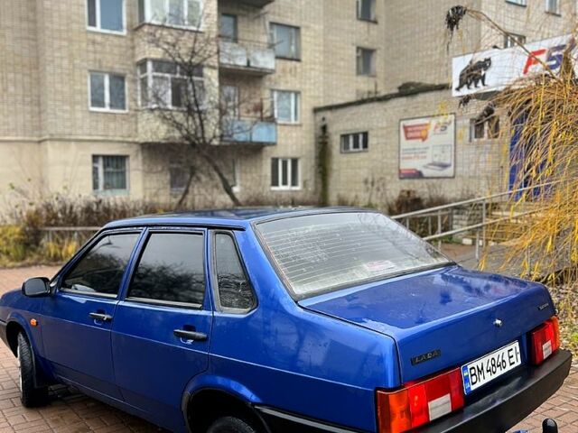 Синий ВАЗ 21099, объемом двигателя 1.5 л и пробегом 220 тыс. км за 1850 $, фото 2 на Automoto.ua