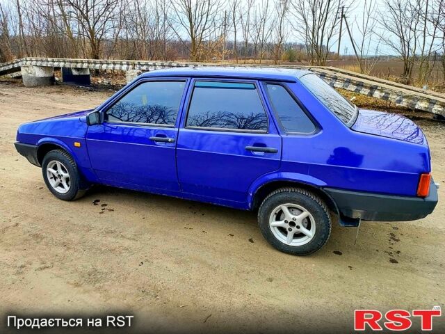 Синий ВАЗ 21099, объемом двигателя 1.5 л и пробегом 0 тыс. км за 1500 $, фото 7 на Automoto.ua