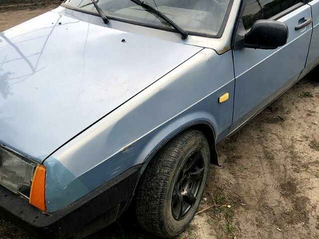 Синий ВАЗ 21099, объемом двигателя 15 л и пробегом 0 тыс. км за 700 $, фото 2 на Automoto.ua