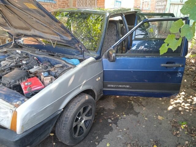 Синий ВАЗ 21099, объемом двигателя 1.5 л и пробегом 300 тыс. км за 1200 $, фото 11 на Automoto.ua