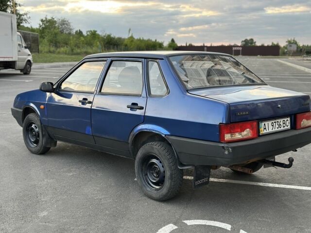 Синий ВАЗ 21099, объемом двигателя 1.6 л и пробегом 188 тыс. км за 1250 $, фото 2 на Automoto.ua