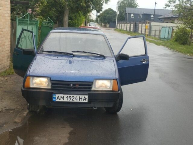 Синій ВАЗ 21099, об'ємом двигуна 1.6 л та пробігом 217 тис. км за 1700 $, фото 2 на Automoto.ua
