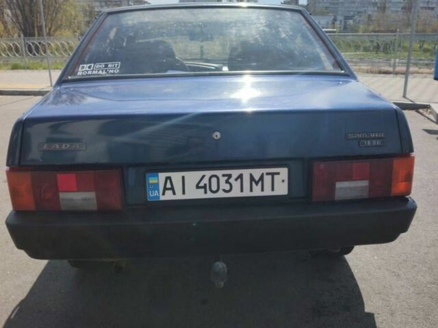 Синий ВАЗ 21099, объемом двигателя 1.6 л и пробегом 300 тыс. км за 1600 $, фото 2 на Automoto.ua