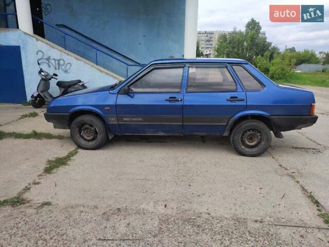 Синий ВАЗ 21099, объемом двигателя 1.6 л и пробегом 148 тыс. км за 2350 $, фото 1 на Automoto.ua