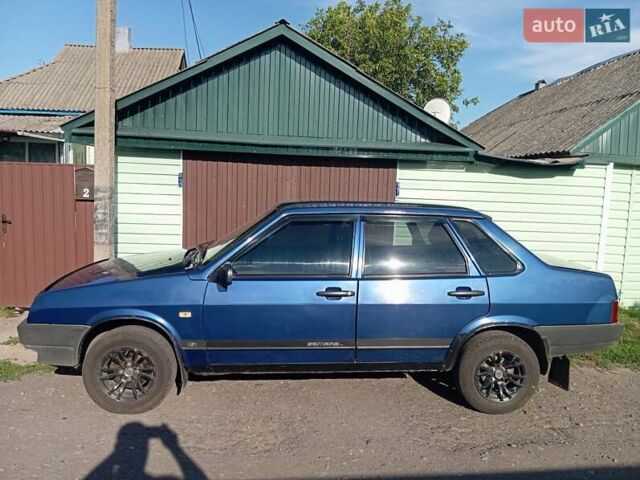 Синий ВАЗ 21099, объемом двигателя 1.6 л и пробегом 168 тыс. км за 2400 $, фото 6 на Automoto.ua