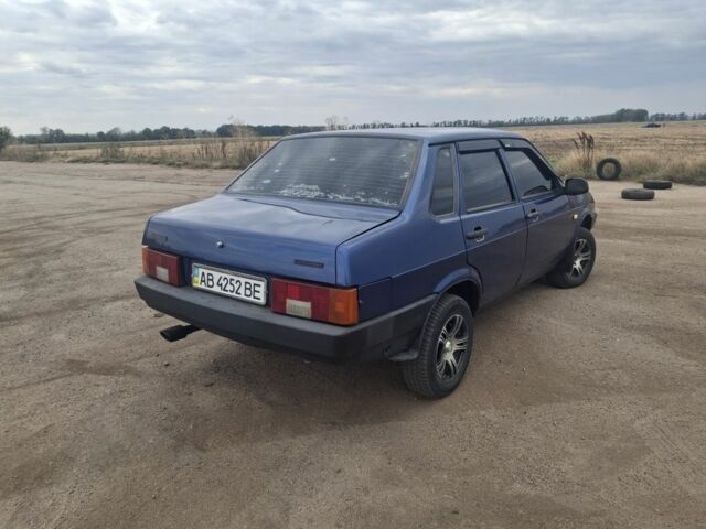 Синий ВАЗ 21099, объемом двигателя 0 л и пробегом 345 тыс. км за 1850 $, фото 4 на Automoto.ua