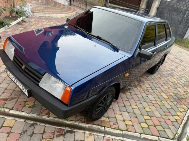 Синий ВАЗ 21099, объемом двигателя 1.6 л и пробегом 2 тыс. км за 1950 $, фото 10 на Automoto.ua