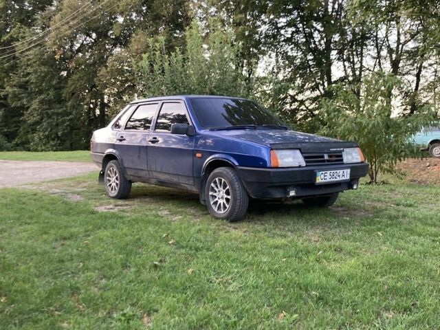 Синий ВАЗ 21099, объемом двигателя 1.5 л и пробегом 258 тыс. км за 1740 $, фото 2 на Automoto.ua