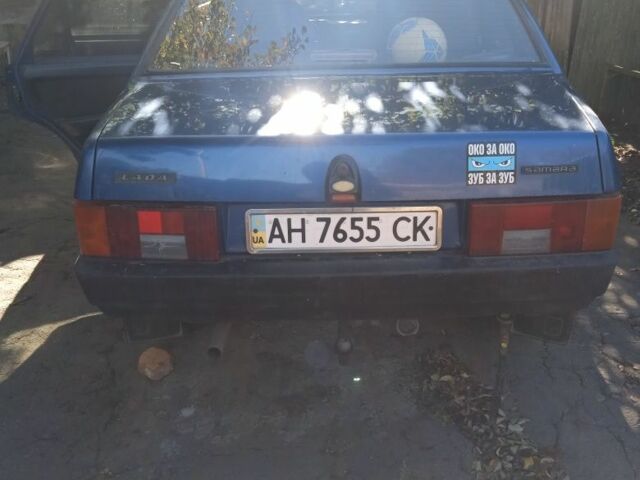 Синий ВАЗ 21099, объемом двигателя 1.5 л и пробегом 300 тыс. км за 1200 $, фото 3 на Automoto.ua