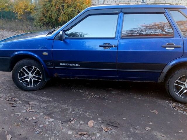 Синий ВАЗ 21099, объемом двигателя 1.6 л и пробегом 150 тыс. км за 2000 $, фото 1 на Automoto.ua