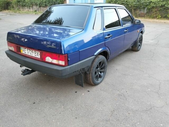 Синий ВАЗ 21099, объемом двигателя 1 л и пробегом 138 тыс. км за 2300 $, фото 3 на Automoto.ua