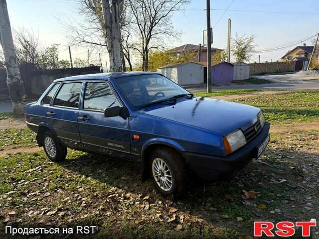 Синий ВАЗ 21099, объемом двигателя 1.6 л и пробегом 160 тыс. км за 1950 $, фото 5 на Automoto.ua