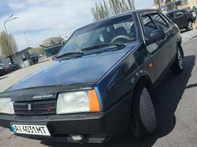 Синий ВАЗ 21099, объемом двигателя 1.6 л и пробегом 300 тыс. км за 1900 $, фото 1 на Automoto.ua