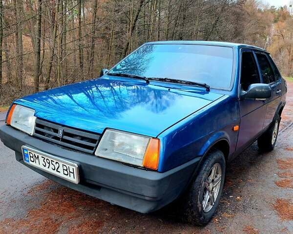 Синий ВАЗ 21099, объемом двигателя 1.6 л и пробегом 277 тыс. км за 1500 $, фото 7 на Automoto.ua