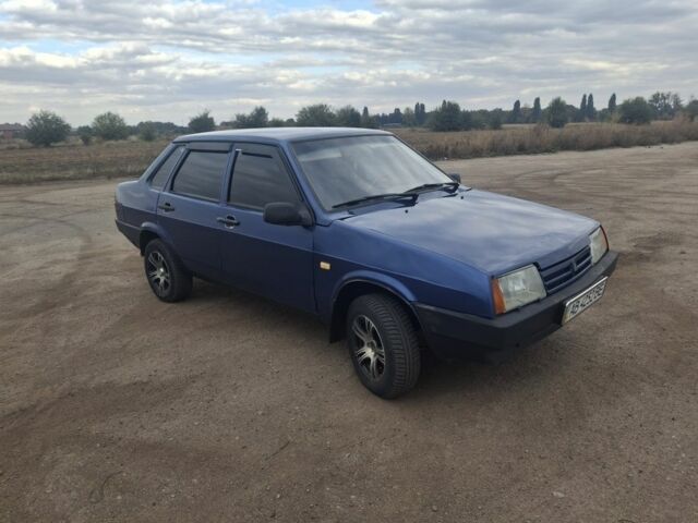 Синий ВАЗ 21099, объемом двигателя 0 л и пробегом 345 тыс. км за 1850 $, фото 2 на Automoto.ua